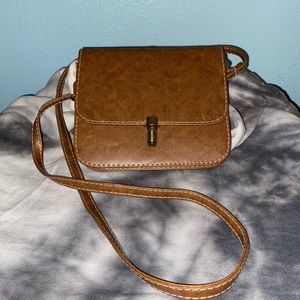 Brown cross body